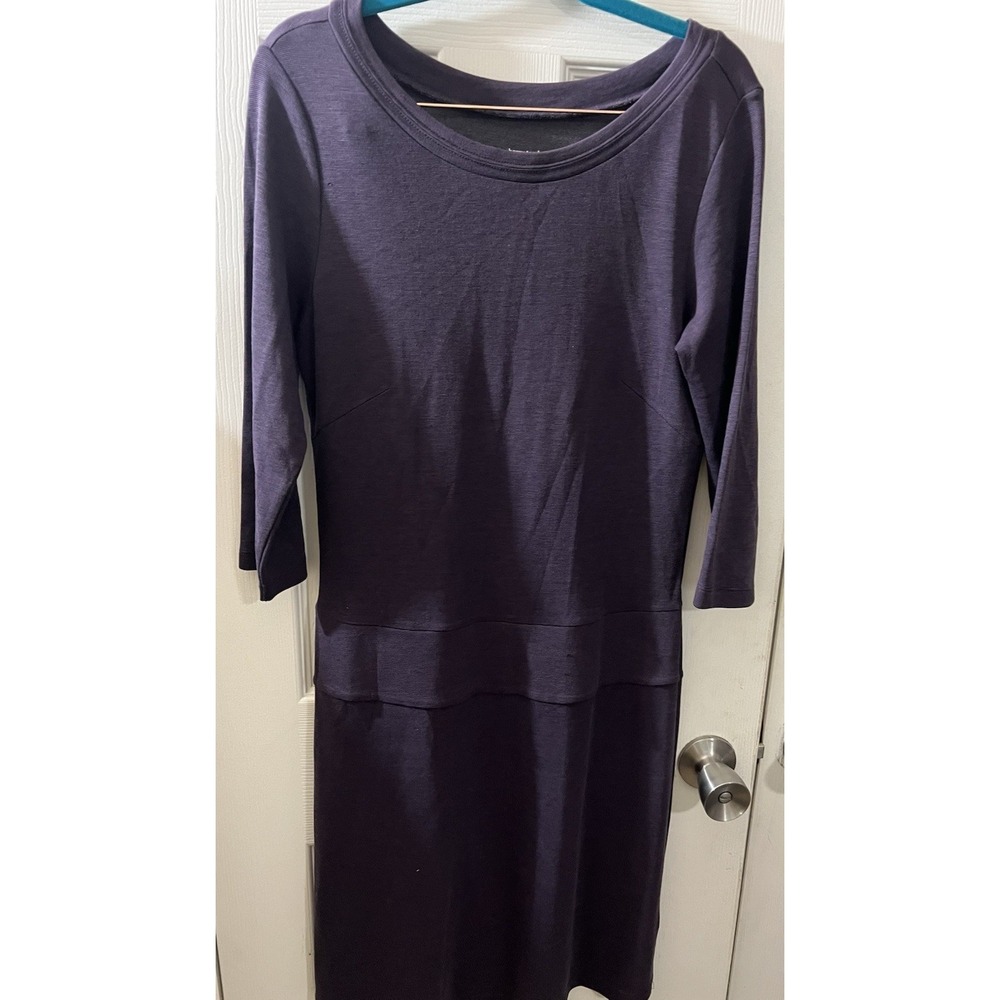 Horny Toad Toad & Co Nixi Purple‎ dress Athleisure minimalist pocket sz M